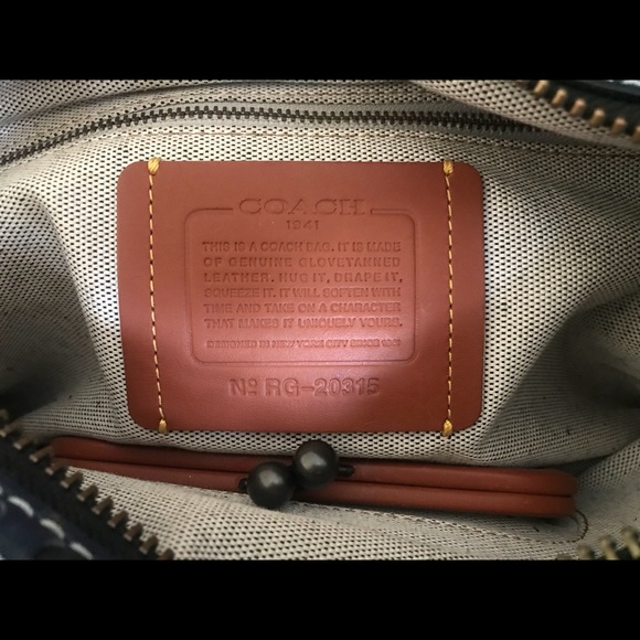 SOLD - Coach Rogue Western Whipstitch Prussian - Picture 8 of 9